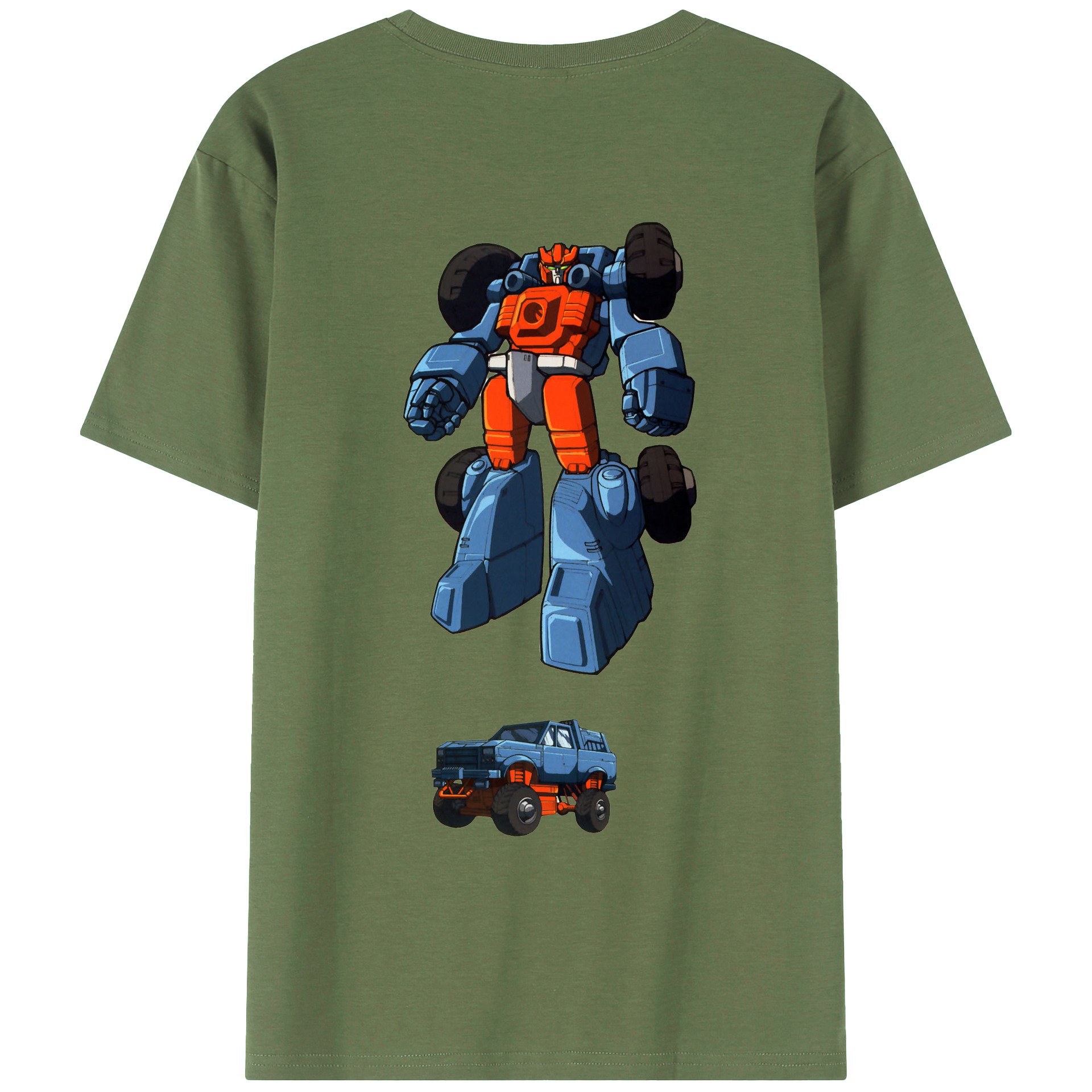 （画像用）  綿100％ メンズ半袖Tシャツ（バックプリント） 通気性
